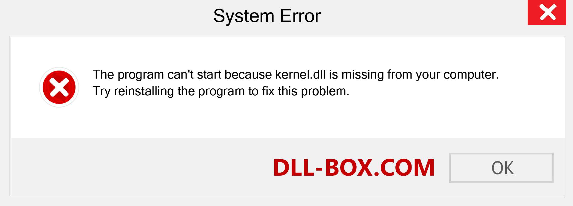 kernel.dll file is missing?. Download for Windows 7, 8, 10 - Fix  kernel dll Missing Error on Windows, photos, images